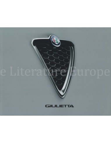 2016 ALFA ROMEO GIULIETTA BROCHURE DUTCH
