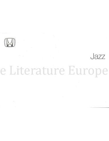 2005 HONDA JAZZ OWNERS MANUAL DUTCH