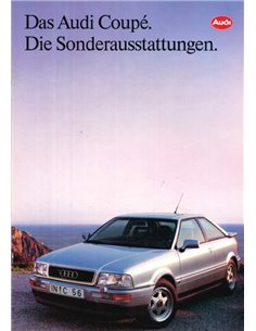 1991 AUDI COUPE PROSPEKT DEUTSCH
