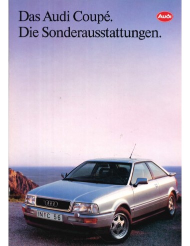 1991 AUDI COUPE PROSPEKT DEUTSCH