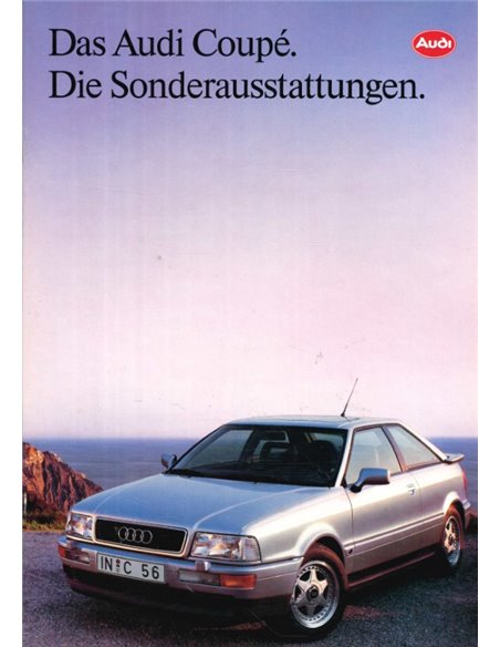 1991 AUDI COUPE BROCHURE DUITS