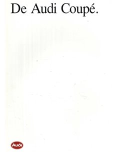 1985 AUDI COUPE BROCHURE NEDERLANDS