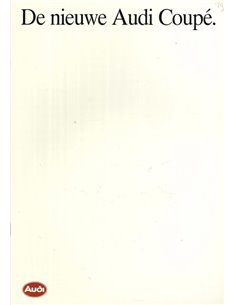 1989 AUDI COUPE PROSPEKT NIEDERLÄNDISCH 