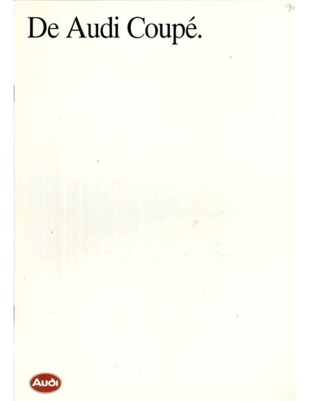 1990 AUDI COUPE BROCHURE DUTCH