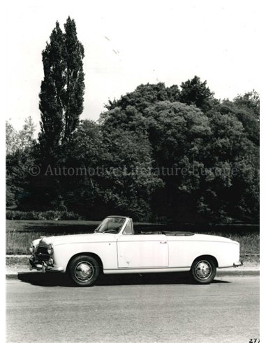 1953 PEUGEOT 403 CABRIOLET GRAND LUXE PRESSE BILD