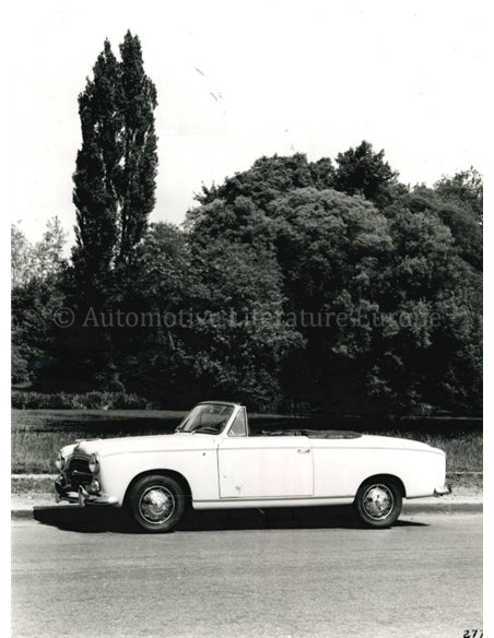 1953 PEUGEOT 403 CABRIOLET GRAND LUXE PERSFOTO