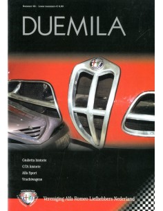 2002 ALFA ROMEO CLUB DUEMILA MAGAZINE 66 NEDERLANDS