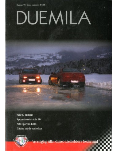 2002 ALFA ROMEO CLUB DUEMILA MAGAZINE 67 NEDERLANDS