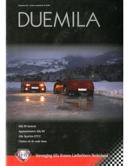 2002 ALFA ROMEO CLUB DUEMILA MAGAZINE 67 NEDERLANDS