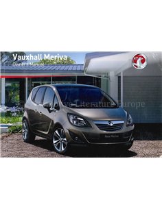 2010 VAUXHALL MERIVA INSTRUCTIEBOEKJE ENGELS