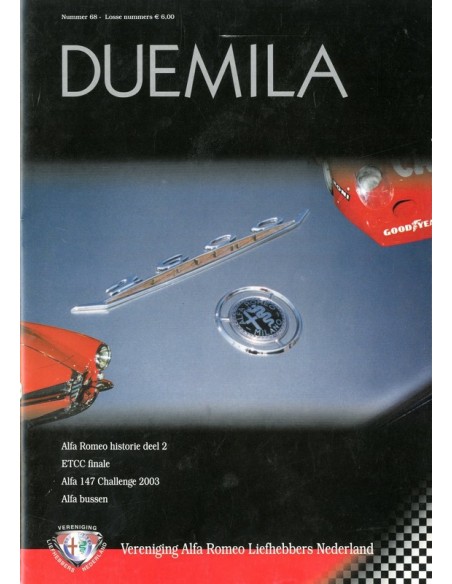 2002 ALFA ROMEO CLUB DUEMILA MAGAZINE 68 NEDERLANDS