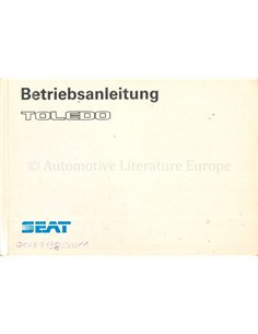 1994 SEAT TOLEDO OWNERS MANUAL GERMAN