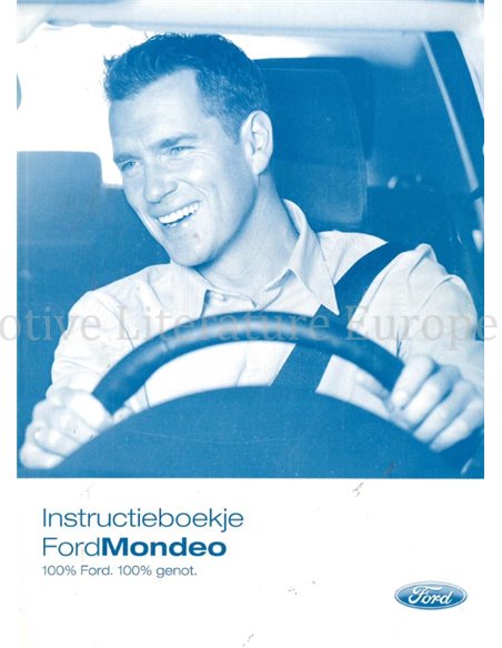2005 FORD MONDEO BETRIEBSANLEITUNG NIEDERLÄNDISCH