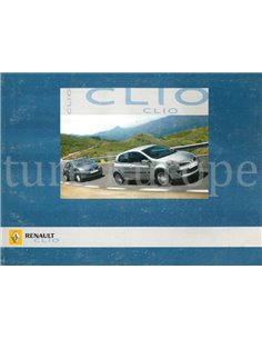 2006 RENAULT CLIO INSTRUCTIEBOEKJE NEDERLANDS