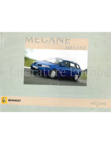 2008 RENAULT MÉGANE INSTRUCTIEBOEKJE NEDERLANDS
