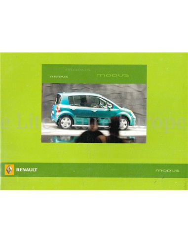 2006 RENAULT MODUS INSTRUCTIEBOEKJE FRANS