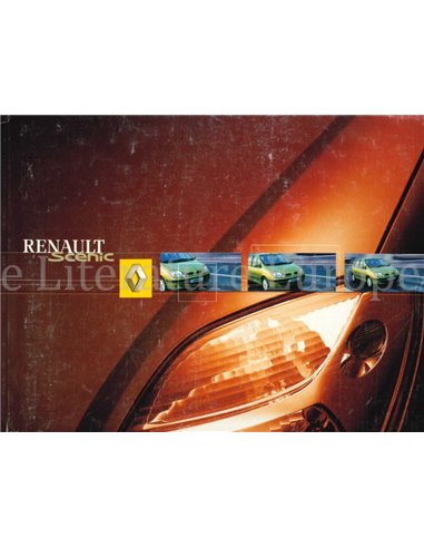 2002 RENAULT SCENIC BETRIEBSANLEITUNG NIEDERLÄNDISCH