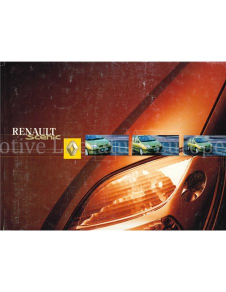 2002 RENAULT SCENIC BETRIEBSANLEITUNG NIEDERLÄNDISCH