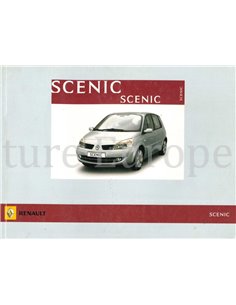 2006 RENAULT SCENIC INSTRUCTIEBOEKJE NEDERLANDS