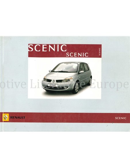 2006 RENAULT SCENIC OWNERS MANUAL DUTCH