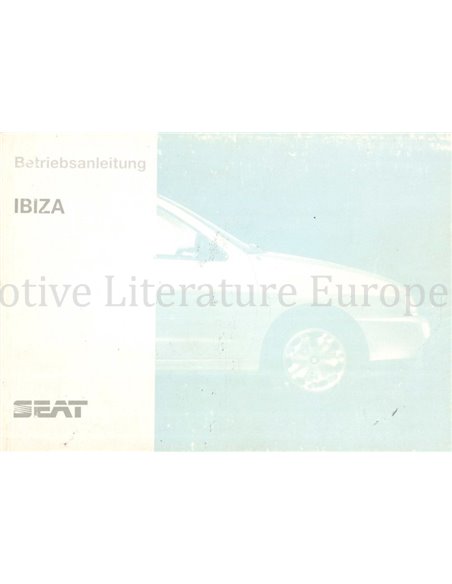 1997 SEAT IBIZA BETRIEBSANLEITUNG DEUTSCH