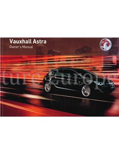 2010 VAUXHALL ASTRA OWNERS MANUAL ENGLISH