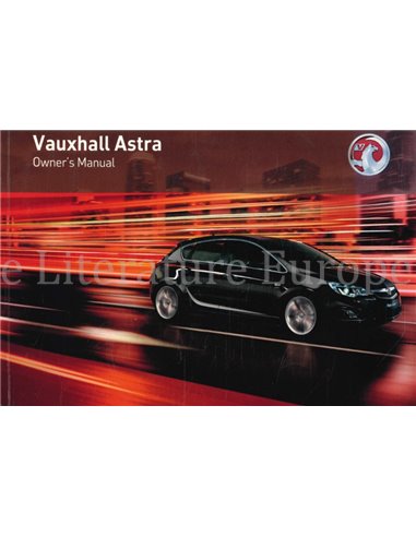 2010 VAUXHALL ASTRA OWNERS MANUAL ENGLISH