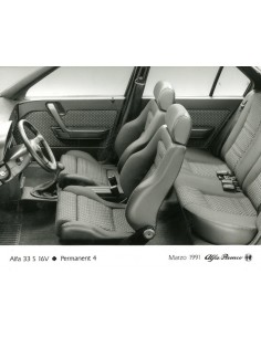 1991 ALFA ROMEO 33 S 16V QV PERMANENT 4 PERSFOTO