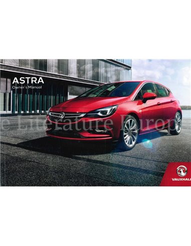 2018 VAUXHALL ASTRA BETRIEBSANNLEITUNG ENGLISCH