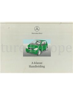 2000 MERCEDES BENZ A KLASSE BETRIEBSANLEITUNG NIEDERLÄNDISCH