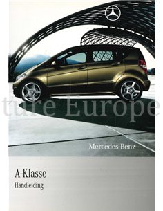 2009 MERCEDES BENZ A KLASSE INSTRUCTIEBOEKJE NEDERLANDS