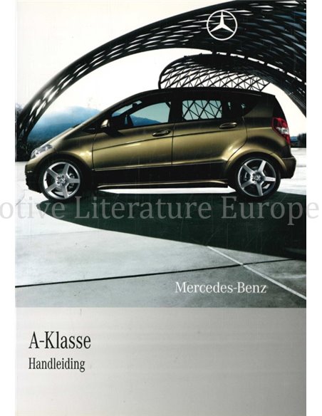 2009 MERCEDES BENZ A KLASSE INSTRUCTIEBOEKJE NEDERLANDS