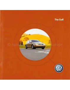 2003 VOLKSWAGEN GOLF BROCHURE ENGELS 