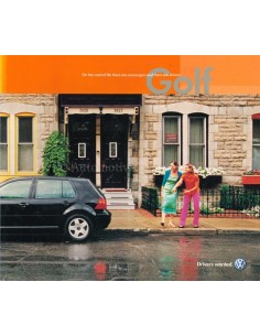 2001 VOLKSWAGEN GOLF BROCHURE ENGLISH (US)