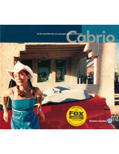 2000 VOLKSWAGEN GOLF CABRIOLET BROCHURE ENGELS (USA)