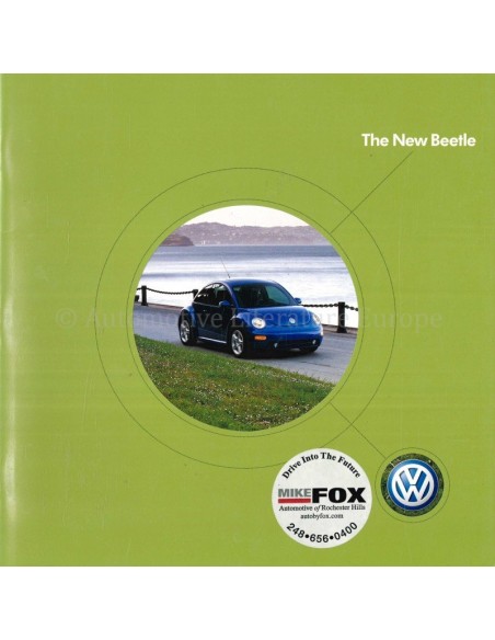 2003 VOLKSWAGEN NEW BEETLE BROCHURE ENGLISH (US)
