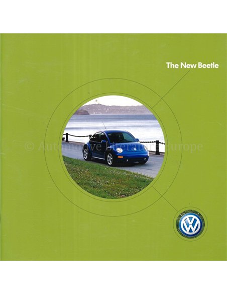 2003 VOLKSWAGEN NEW BEETLE BROCHURE ENGELS 