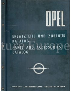 1969 OPEL KADETT B SPARE PARTS CATALOG ENGLISH