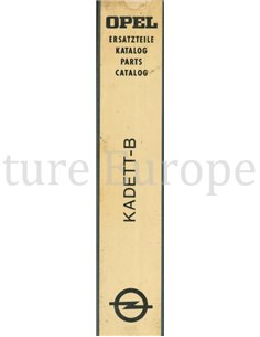 1969 OPEL KADETT B ERZATSTEILCATALOG ENGLISCH 2