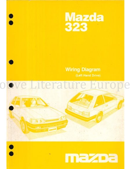 1987 MAZDA 323 SCHALTPAN ENGLISCH