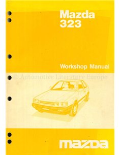 1985 MAZDA 323 WERKPLAATSHANDBOEK ENGELS