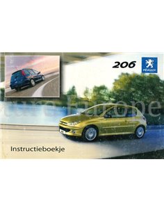 2005 PEUGEOT 206 BETRIEBSANLEITUNG NIEDERLÄNDISCH