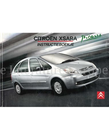 2005 CITROEN XSARA PICASSO INSTRUCTIEBOEKJE NEDERLANDS