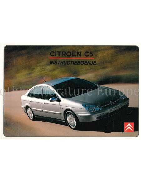 2001 CITROEN C5 BETRIEBSANLEITUNG NIEDERLANDISCH