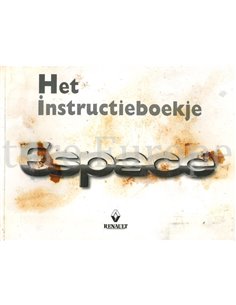 2000 RENAULT ESPACE OWNERS MANUAL DUTCH