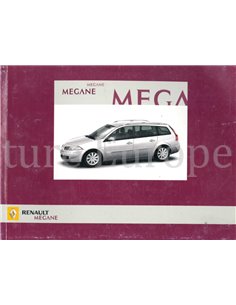 2006 RENAULT MEGANE WAGON INSTRUCTIEBOEKJE NEDERLANDS