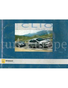 2005 RENAULT CLIO BETRIEBSANLEITUNG NIEDERLÄNDISCH
