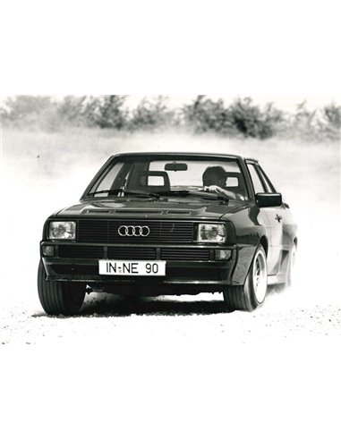 1986 AUDI SPORT QUATTRO PRESS PHOTO