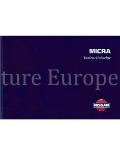 2001 NISSAN MICRA OWNERS MANUAL DUTCH