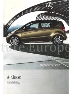 2009 MERCEDES BENZ A KLASSE BETRIEBSANLEITUNG NIEDERLÄNDISCH